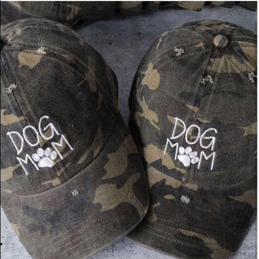 Camo Dog Mom Baseball Cap
